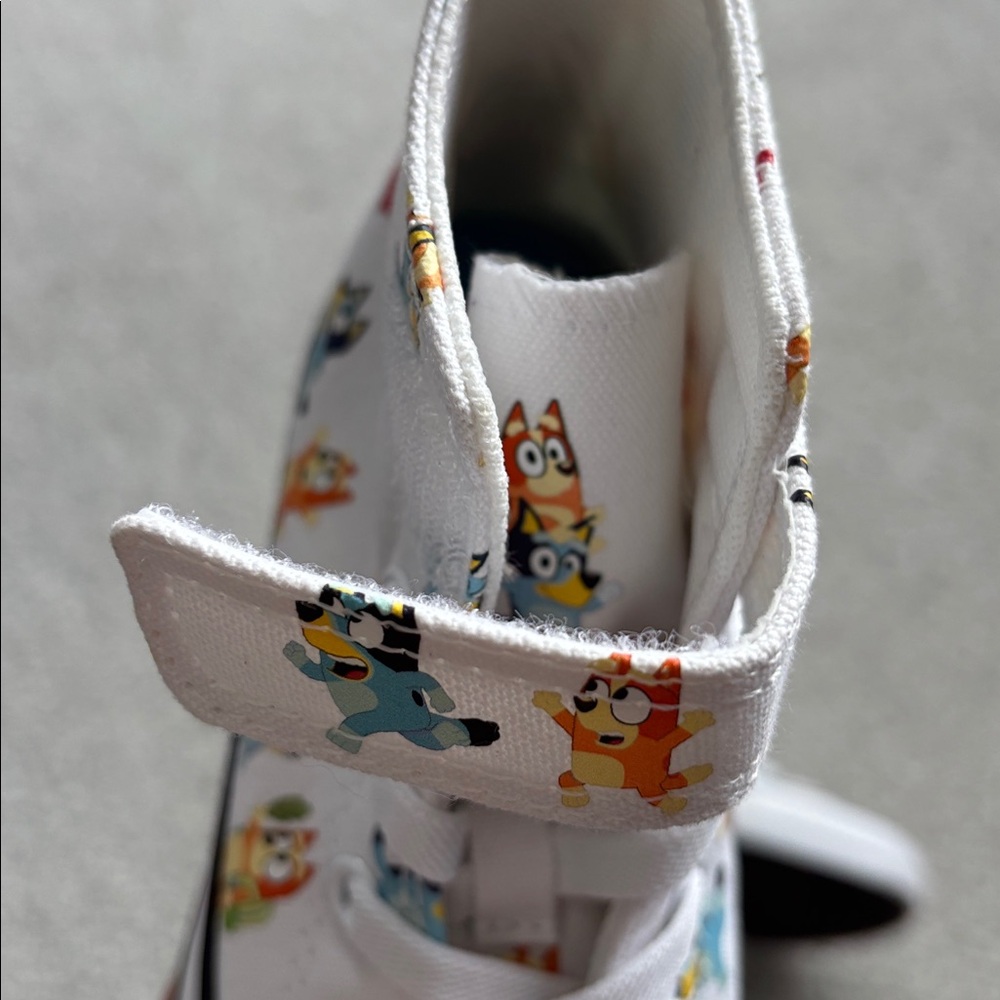 Converse Kids White Bluey High-Tops - Picture 6 of 7
